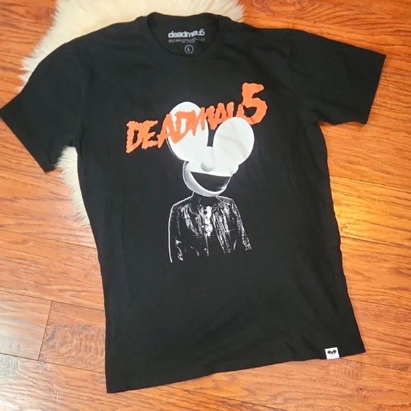 Deadmau5 Other - Deadmau5 Black Cotton Crewneck Concert Tshirt